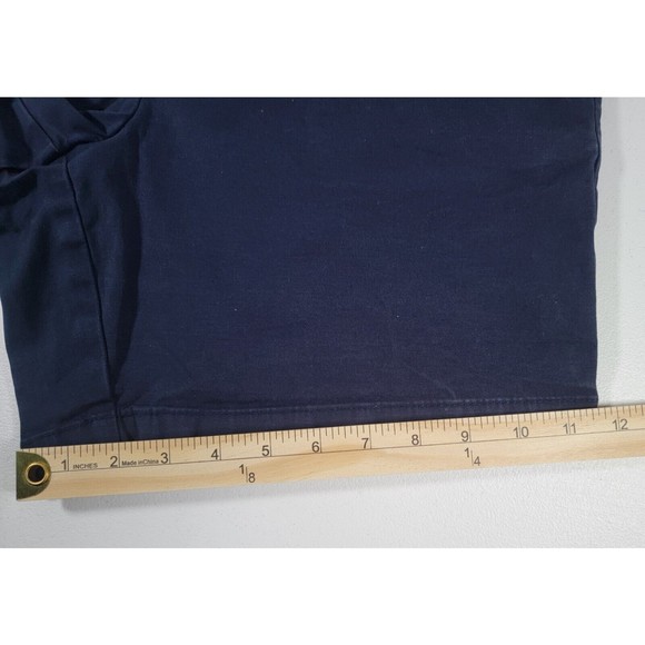 Tommy Hilfiger Women's Bermuda Shorts Size 12 Blue Stretch Cotton Blend - Picture 10 of 10
